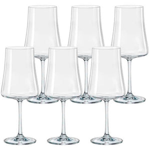 Jogo de 6 taças de cristal Xtra 560ml Bohemia Vinho