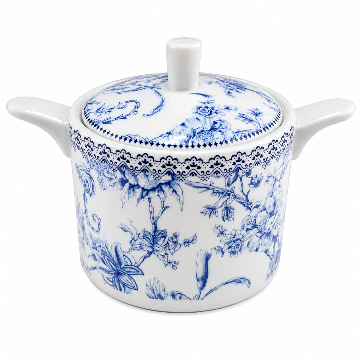 Açucareiro Hortênsia em new bone china 280ml