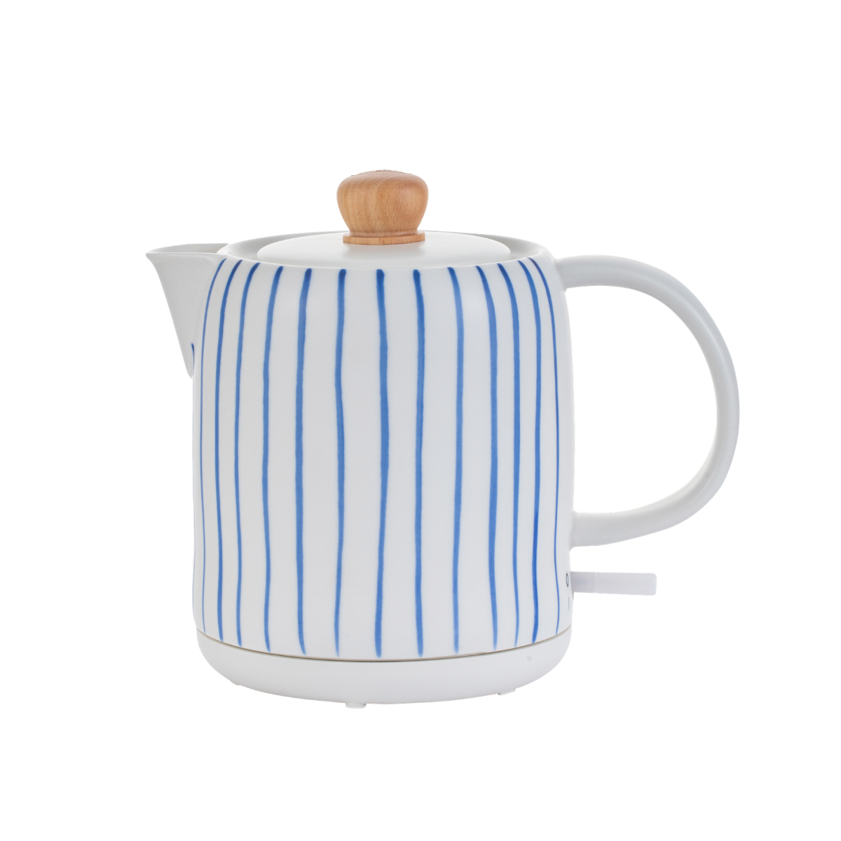 Chaleira Elétrica de Porcelana Elegance Listrada Azul 1L