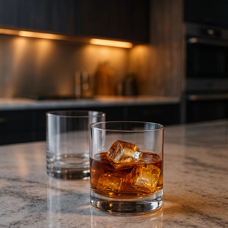 Jogo de 6 Copos Larus para Whisky em Cristal Ecológico 410ml - Bohemia